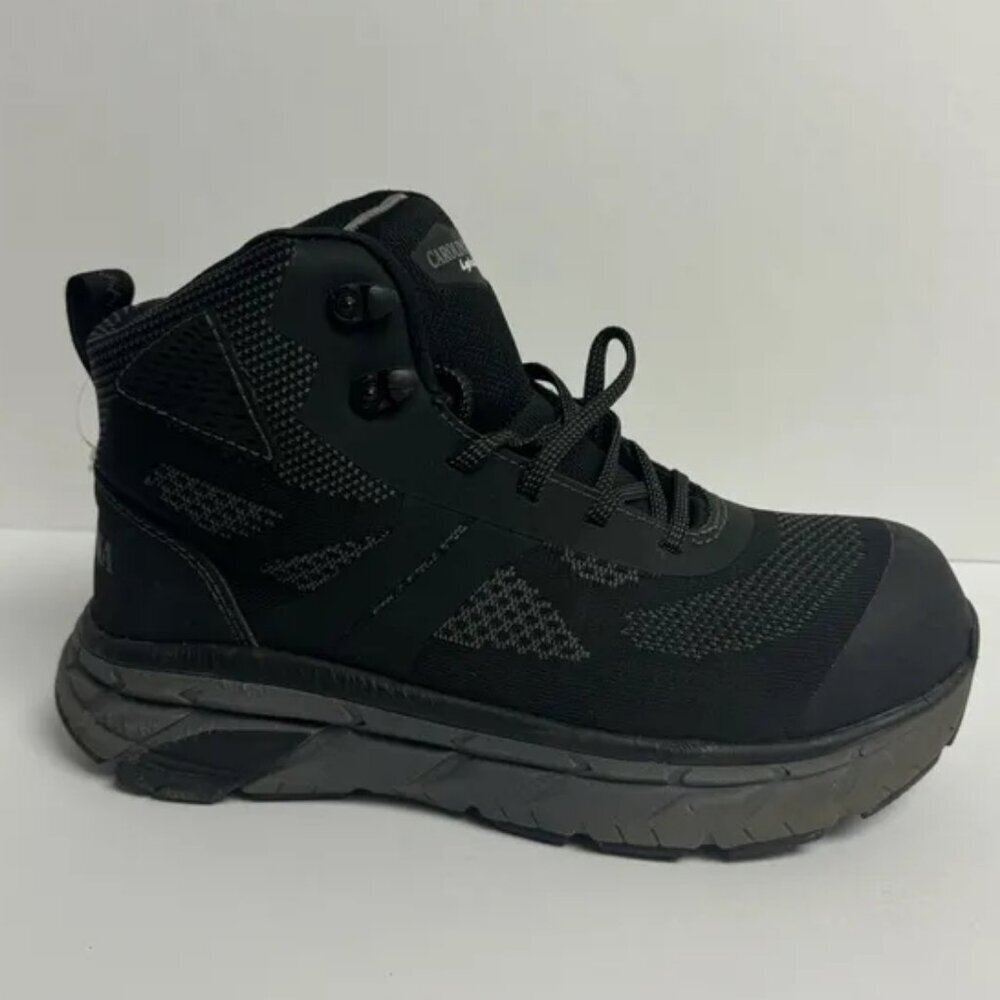 Carolina Mens Comp Toe Work Boot Black Size 10 M